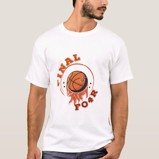T-shirt Match de championnat Hoops Fire Baller (Devant)