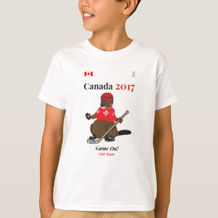 T-shirt Match de hockey de castor du Canada 150 en 2017