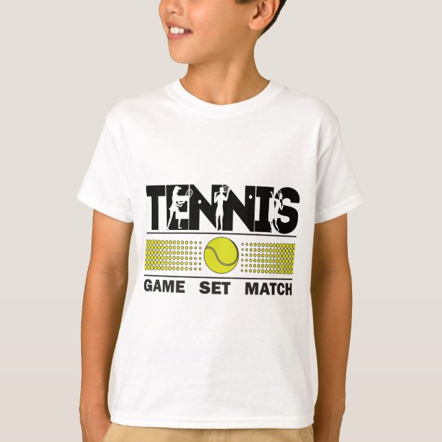 T-shirt Match de jeu de tennis (Devant)