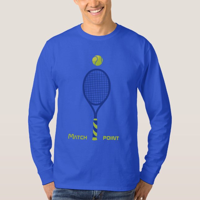 T-shirt Match de tennis Point 🎾 manches longues (Devant)
