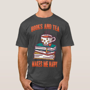 T-shirt Matcha Books Tea Me Rend Heureux 2