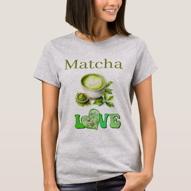 T-Shirt Matcha Love (Devant)