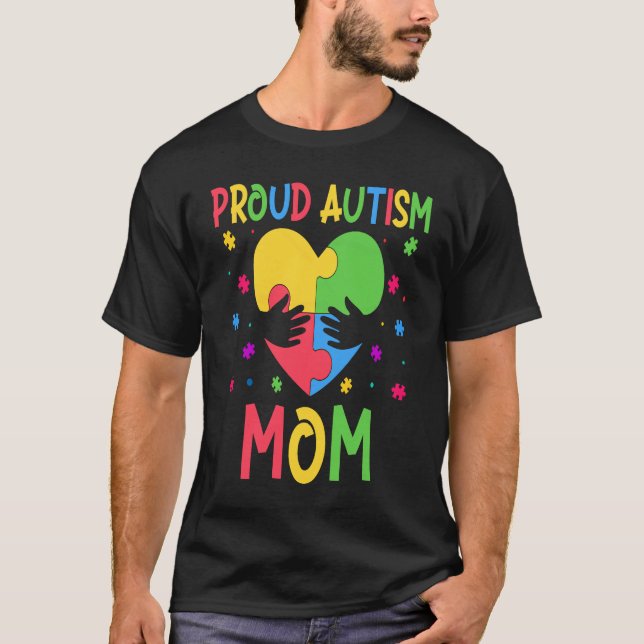 T-shirt Matching Family Autism Awareness Month Proud Autis (Devant)