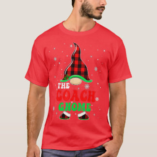 T-shirt Matching Family Buffalo Plaid L'Entraîneur Gnome C