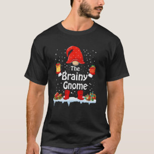 T-shirt Matching Family Funny The Brainy Gnomes Christmas
