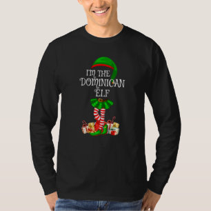 T-shirt Matching Family Group Je suis L'Elfe Dominicain Ch