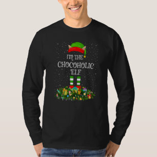 T-shirt Matching Family Group Je suis The Chocoholic Elf C