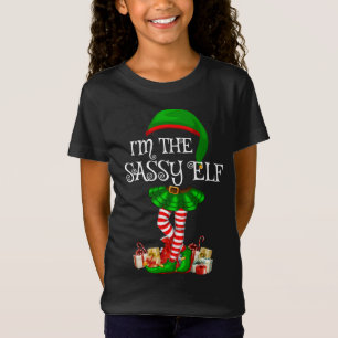 T-Shirt Matching Family I'm The Sassy Elf Christmas