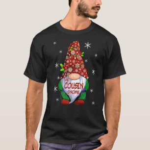 T-shirt Matching Family The Cousin Gnome Christmas Pj Grou