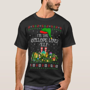 T-shirt Matching Family Ugly Je suis The Antelope Elf Chri
