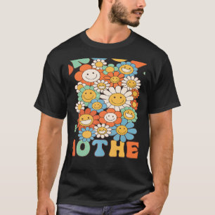 T-shirt Matching Retro Groovy Mother Groovy Birthday