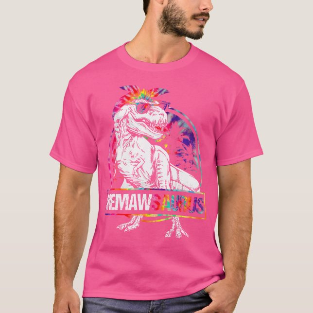 T-shirt Matchs Famille Memawsaurus Dinosaur Memaw Saurus (Devant)