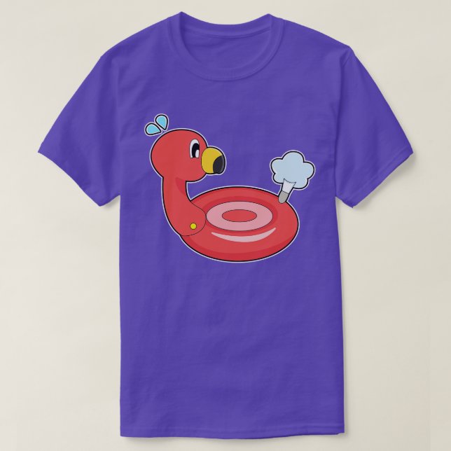 T-shirt Matelas d'air Flamant rose (Design devant)