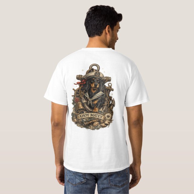 T-shirt Matelot Ahoy (Dos entier)