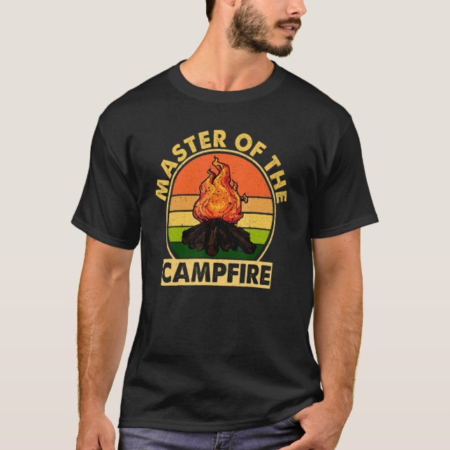 T-shirt Mater Of The Campfire  Camping (Devant)