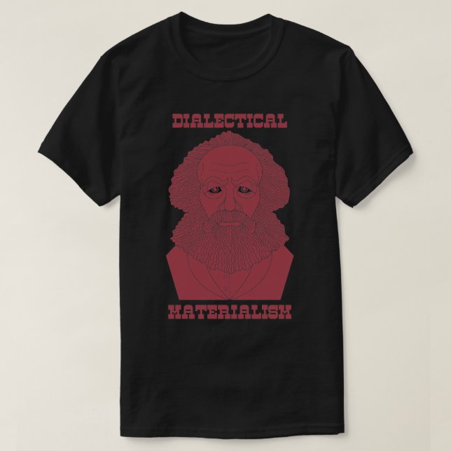 T-shirt Matérialisme dialectique Marx (Design devant)