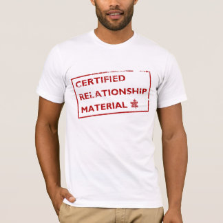 T-shirt Matériel certifié de rapport