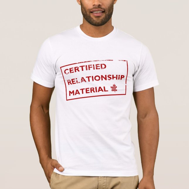 T-shirt Matériel certifié de rapport (Devant)
