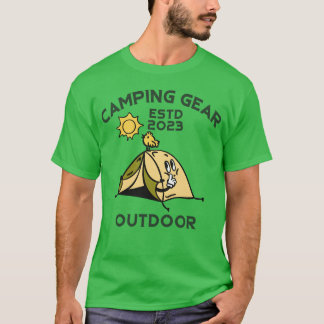 T-shirt Matériel de camping Outr EST 2023 vintage