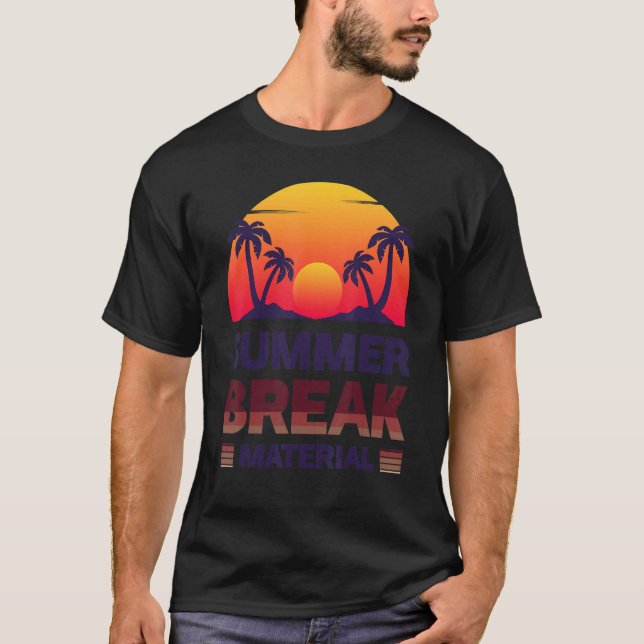 T-shirt Matériel de congé d'été (Devant)