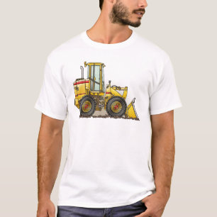 T-shirt Matériel de construction de chargeur de pneu en