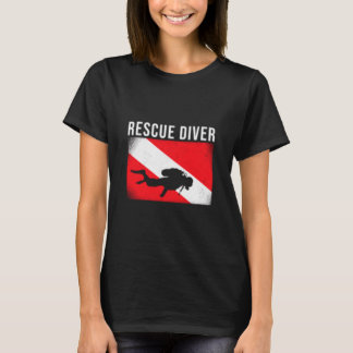 T-shirt Matériel de plongée vintage American Rescue Scuba