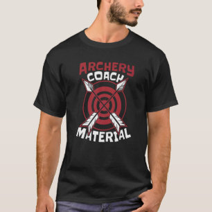 T-shirt Matériel d'entraîneur à l'arc Bowman Bow Arrow Arc