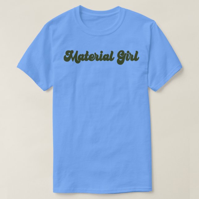 T-shirt Matériel Fille verte (Design devant)
