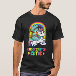T-shirt Maternelle Cutie équitation Unicorn Retour À L'Éco
