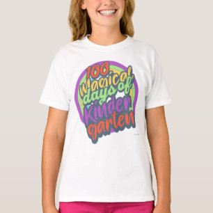 T-shirt Maternelle drôle 100ème jour d'école scintillant e