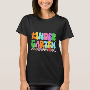 T-shirt Maternelle Groovy Retour à l'école Premier Jour De