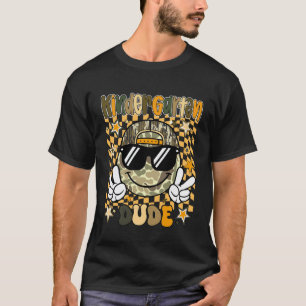 T-shirt Maternelle Mec Camo Sourire Visage Garçon Enfants