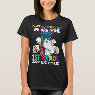 T-shirt Maternelle Nous Sommes Fait 1ère Année Unicorn Gra