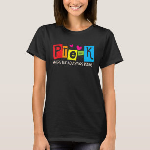 T-shirt Maternelle où l'aventure commence Retour à l'école