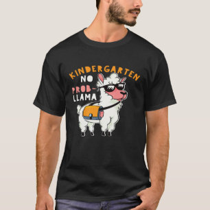 T-shirt Maternelle Pas de problème Lama Lama Retour à l'é