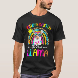 T-shirt Maternelle Pas De Problème Professeur Lama Retour