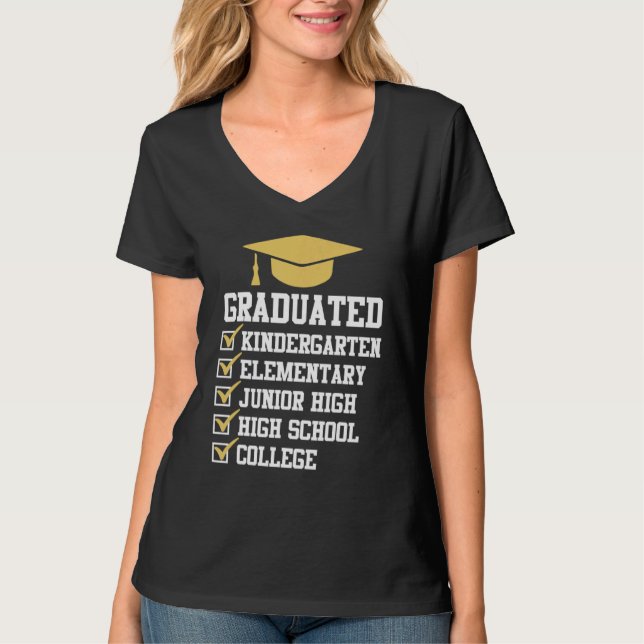 T-shirt Maternelle Primaire Secondaire Secondaire Secondai (Devant)