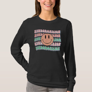 T-shirt Maternelle visage souriant groovy premier jour d'é