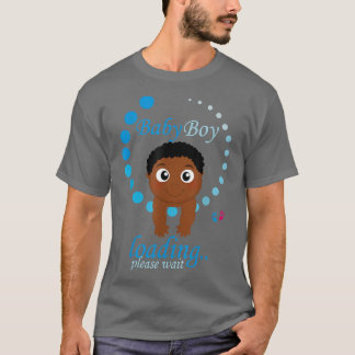 T-shirt Maternité Baby Boy Chargement Grossesse s