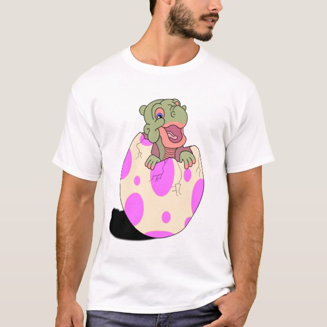 T-SHIRT MATERNITÉ INFANY D'OEUF À COUVER DE DINOSAURE DE (Devant)