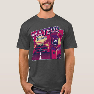 T-shirt Mateus Personalized Vintage Gamer 80s 90s