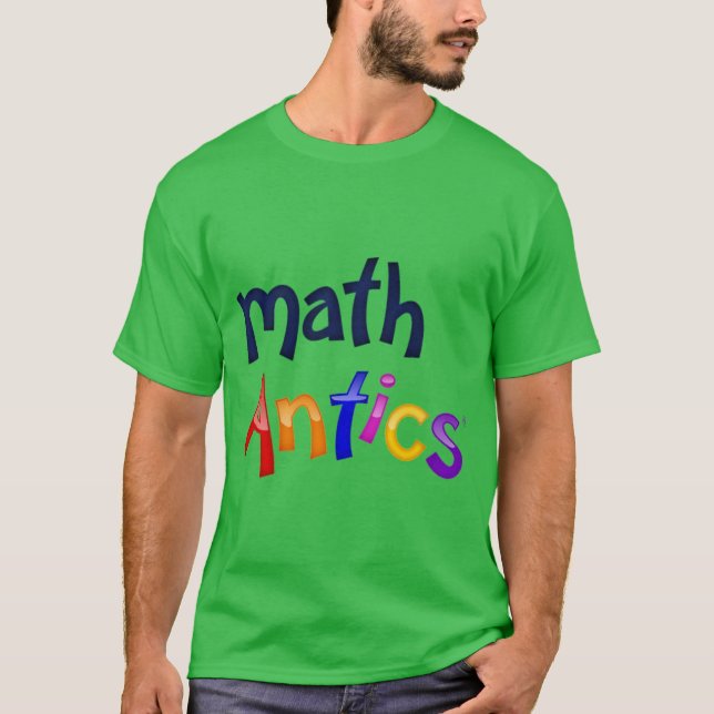 T-shirt Math Antics Colorful Logo (Devant)
