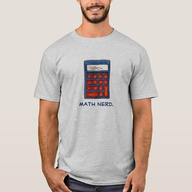 T-shirt Math Calculatrice Nerd Mathématiques Mathématiques (Devant)