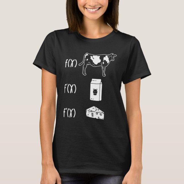 T-shirt Math Cheese (Devant)