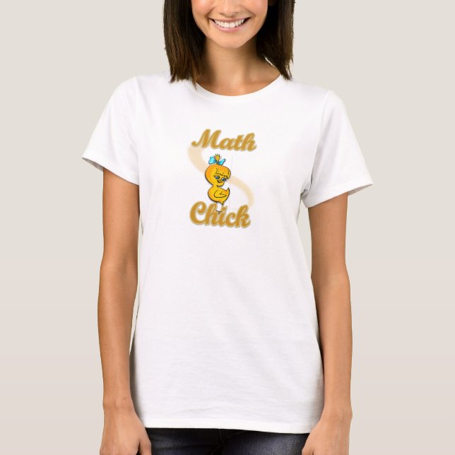 T-shirt Math Chick (Devant)