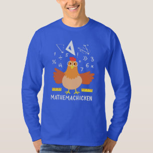 T-shirt Math Chicken Gag Funny Mathemachickicken Enseignan