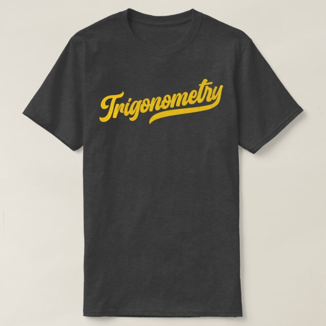 T-shirt Math Cool de trigonométrie (Design devant)