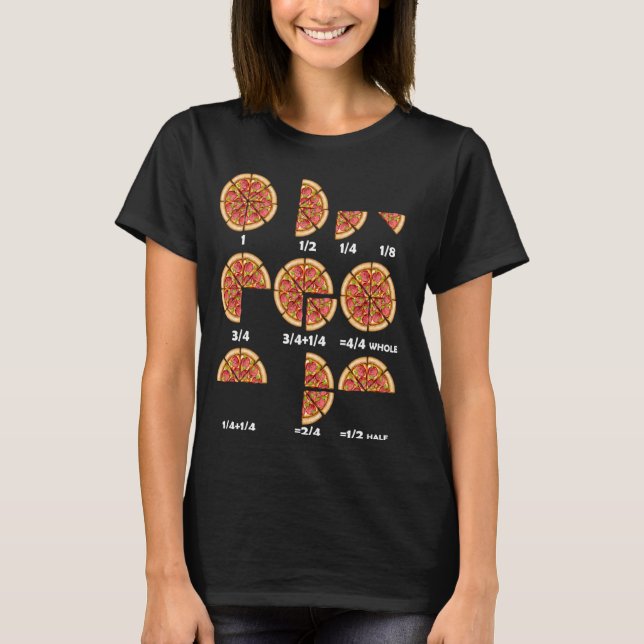 T-shirt Math Day Costume Idée Enfants Enseignants Pizza Sl (Devant)