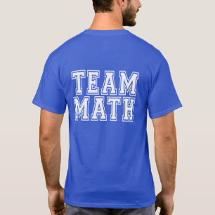 T-shirt Math d'équipe