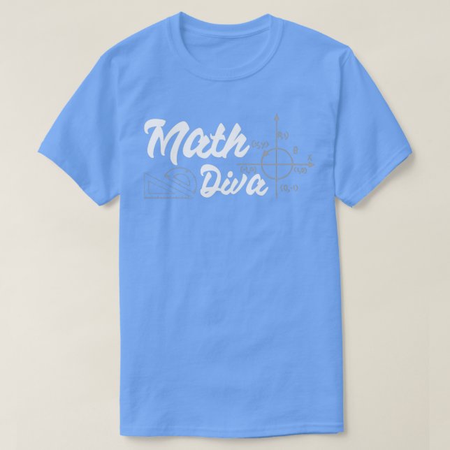 T-shirt Math Diva Math professeur s Enseignant svg équipe  (Design devant)